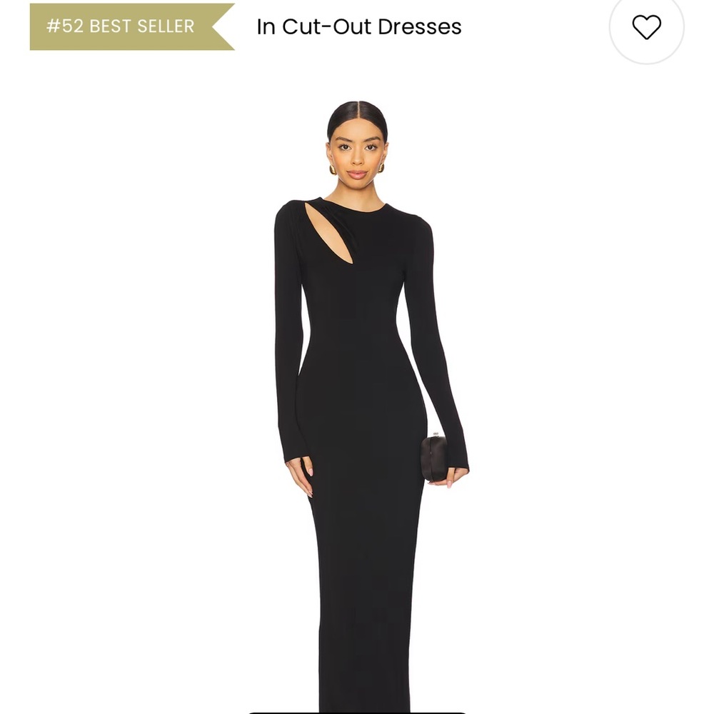 Adelina Maxi Dress in Black - superdown - Size Medium